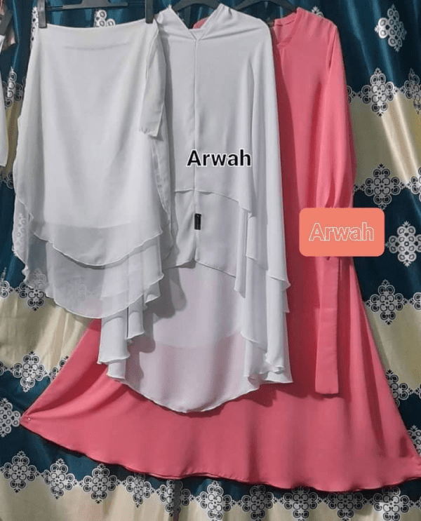 arwah, queen set, abaya